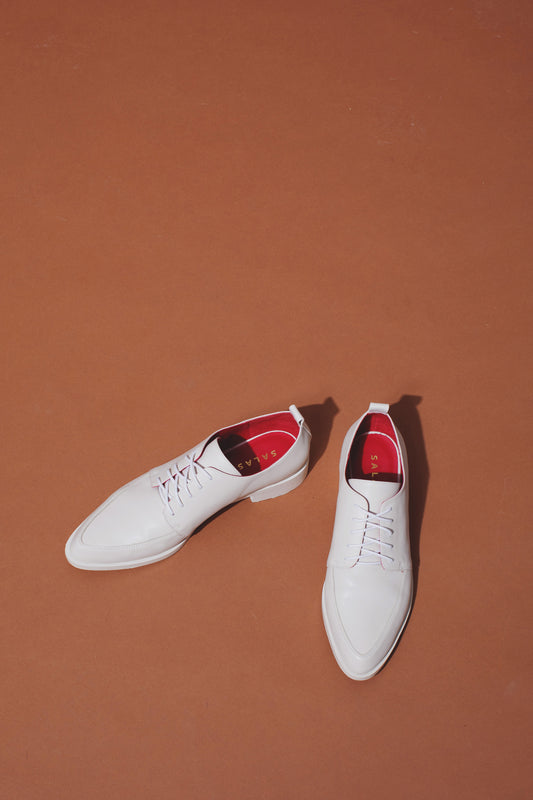 SILENCIO SHOE - OYSTER ETHICAL LEATHER