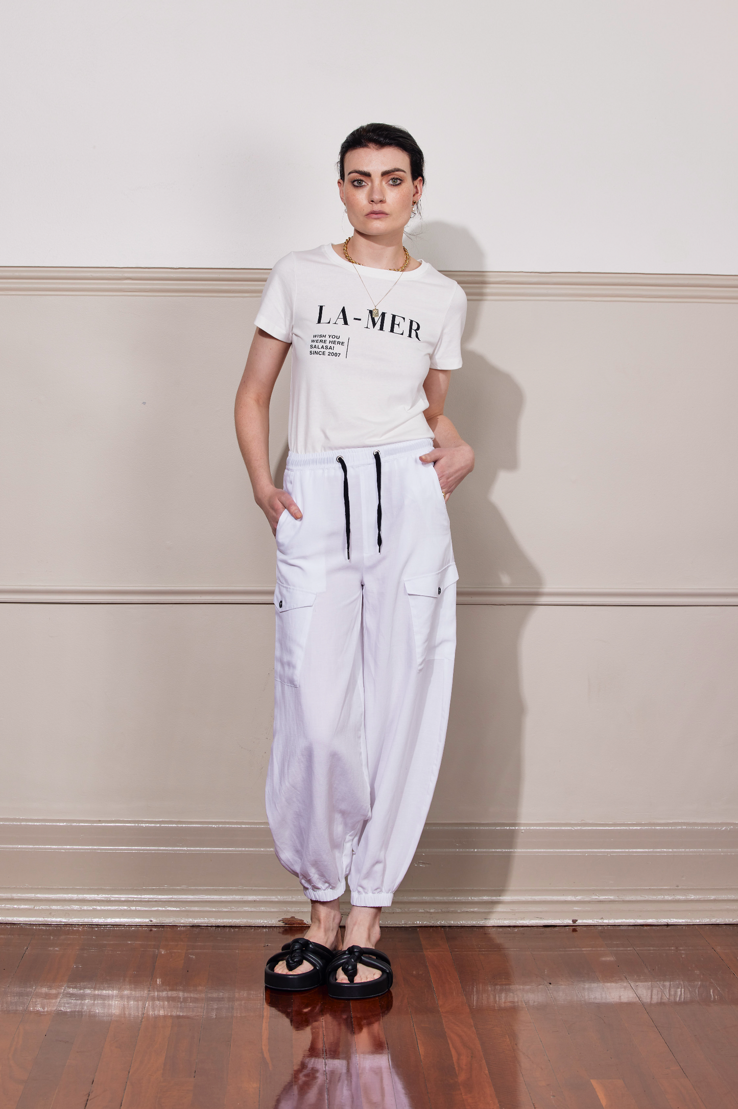 PACIFIC LOVERS PANT - WHITE