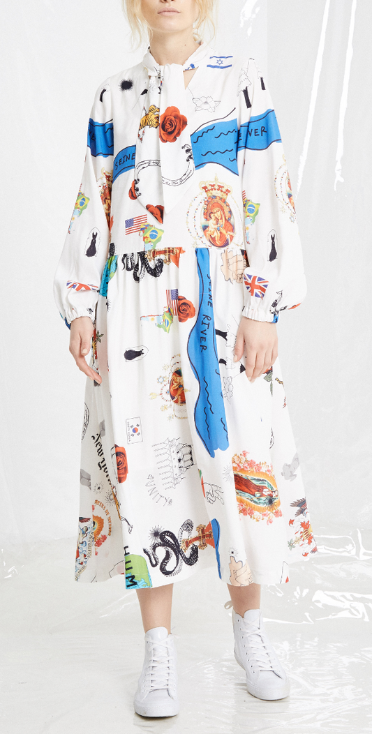 EVITA DRESS WHITE