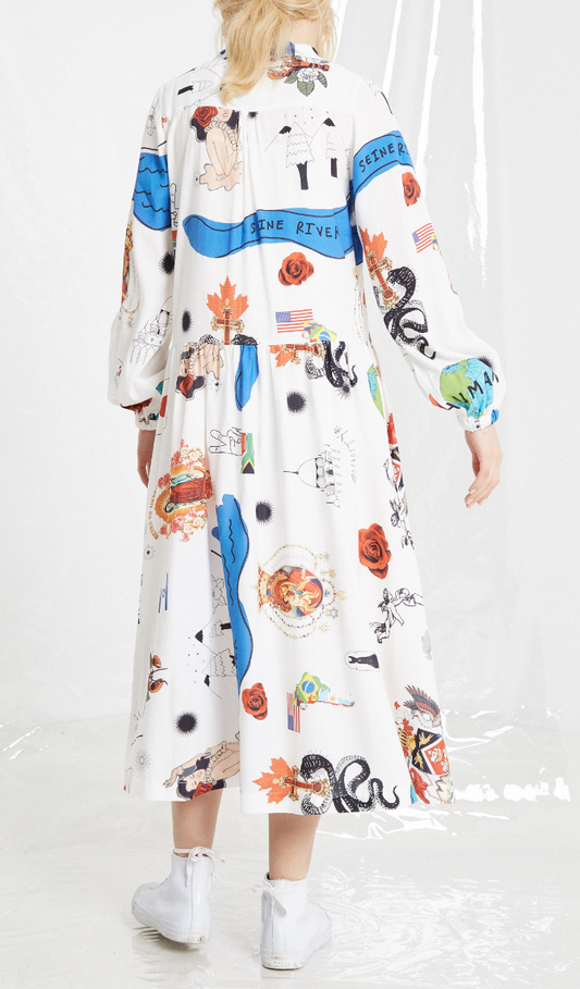 EVITA DRESS WHITE