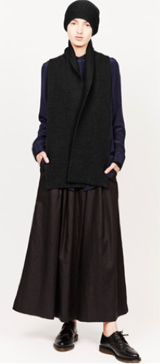 DISARRAY SCARF, BLACK