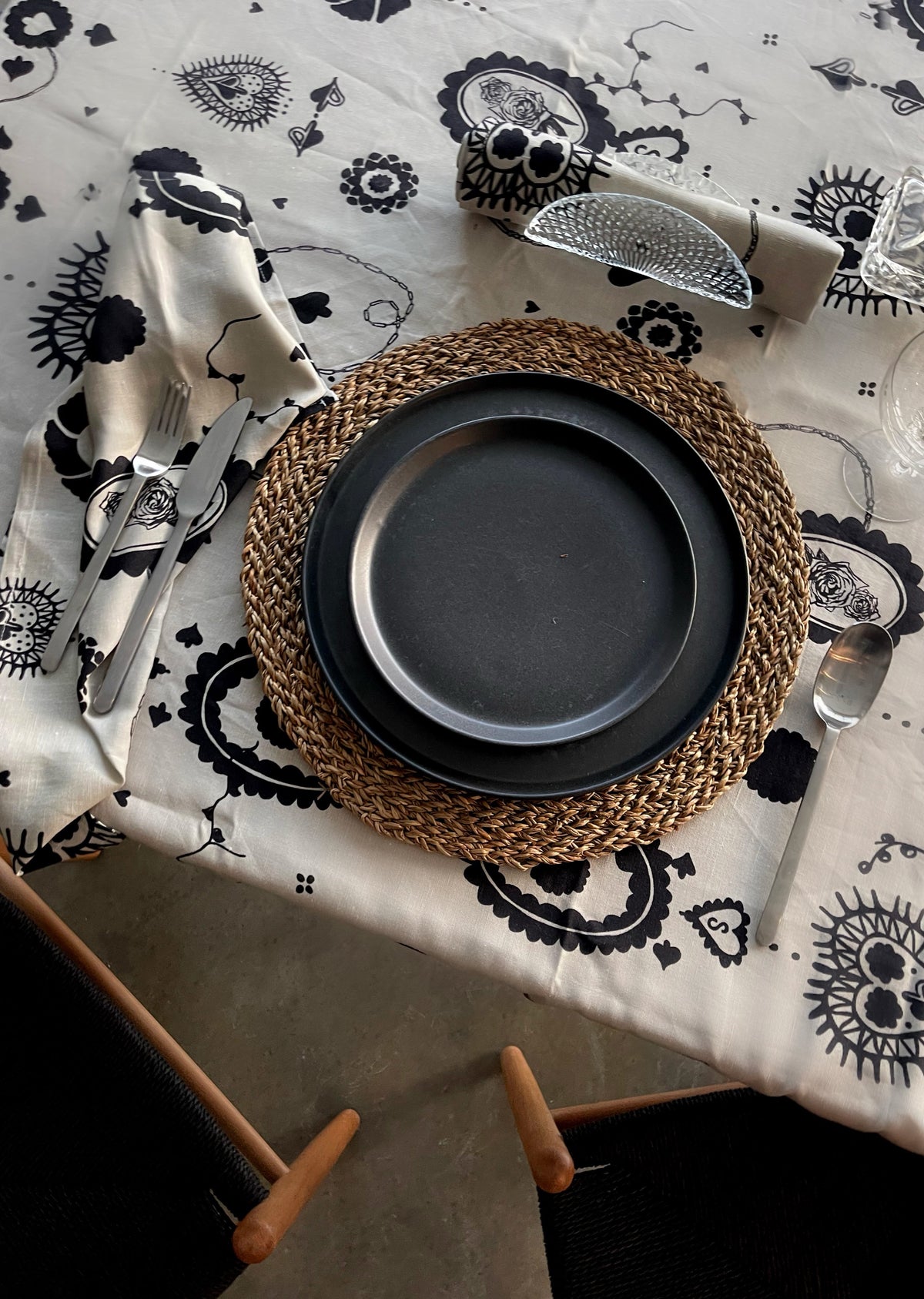 SALASAI TABLE CLOTH - STONE CAMEO LINEN