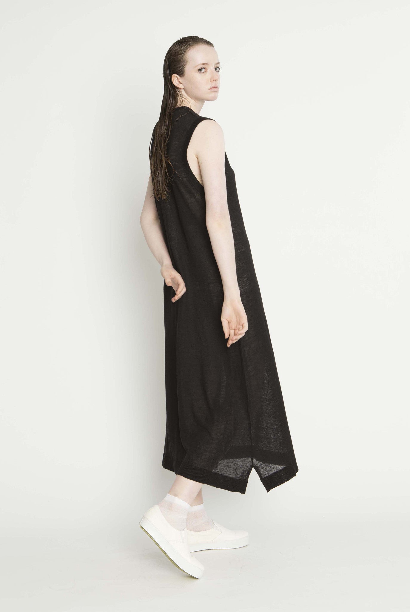Relax Tank Dress, Black