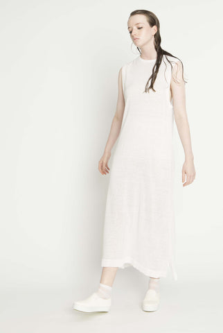 Relax Tank Dress, White