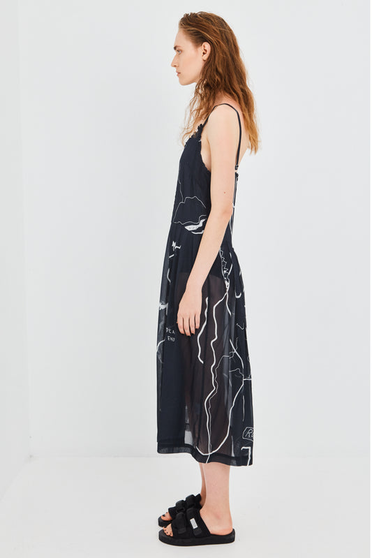 UTOPIA DRESS, BLACK