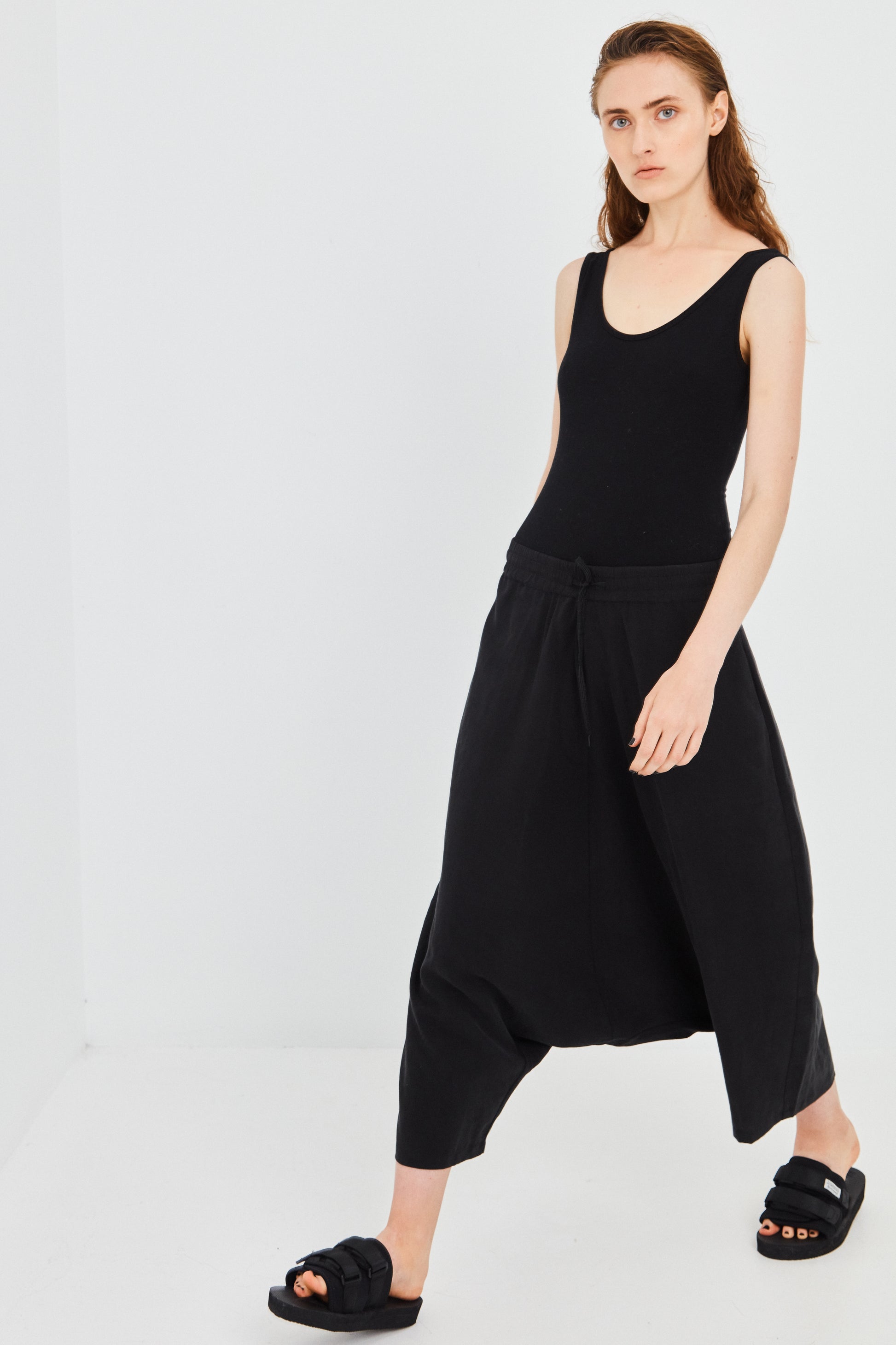 UNTITLED PANT, BLACK LINEN
