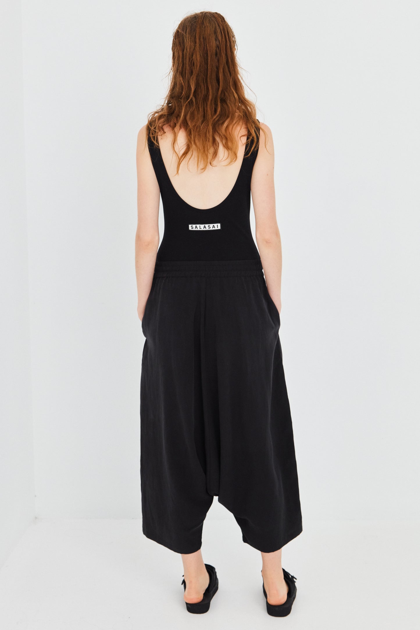UNTITLED PANT, BLACK LINEN