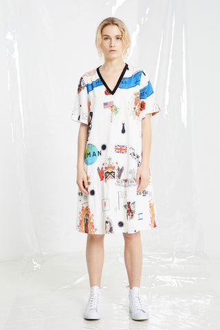 Human Kind T Dress, White