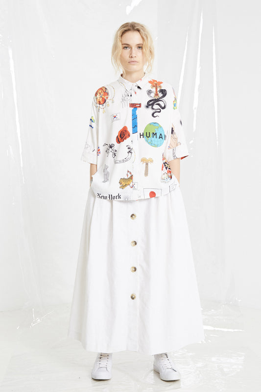 Human Kind Blouse, White