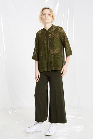 LEISURE KNIT PANT - KHAKI