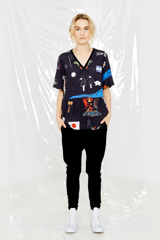 Human Kind Tee, Black