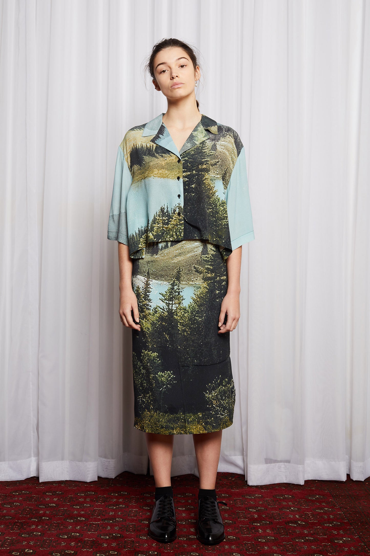 DREAMSCAPE WRAP DRESS - DREAMERS PRINT