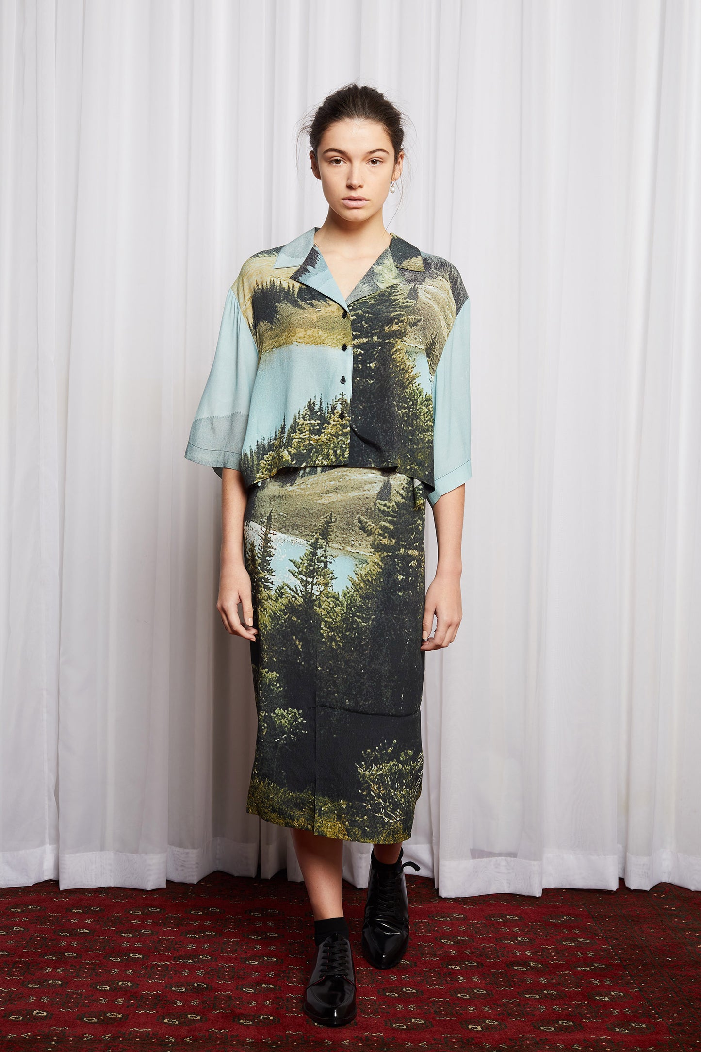 DREAMSCAPE WRAP DRESS - DREAMERS PRINT