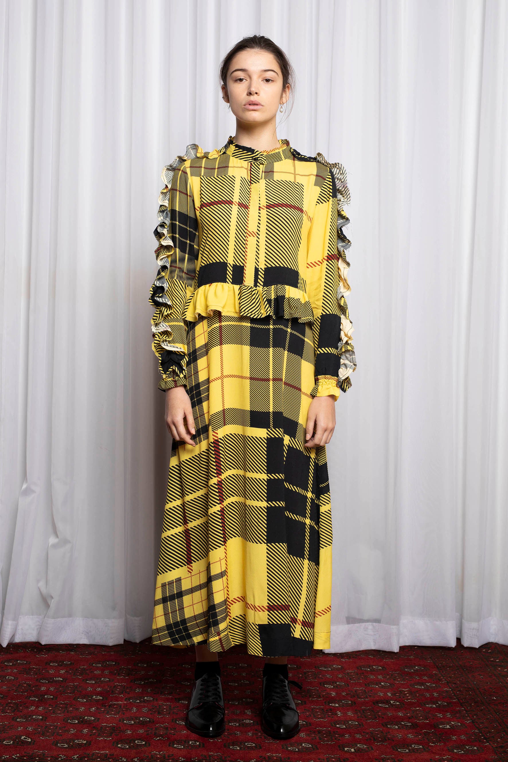 MODERNIST DRESS - DISRUPTION PLAID