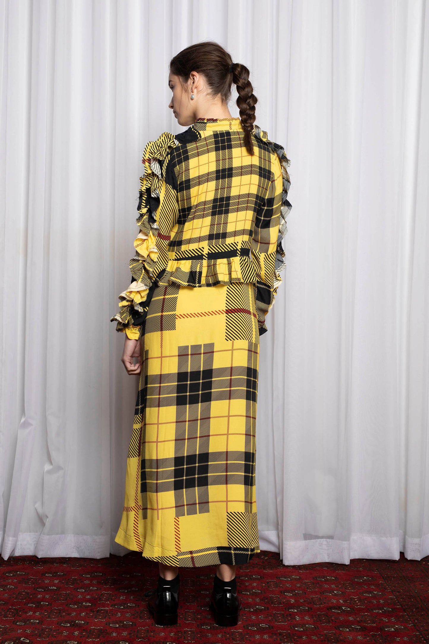 MODERNIST DRESS - DISRUPTION PLAID