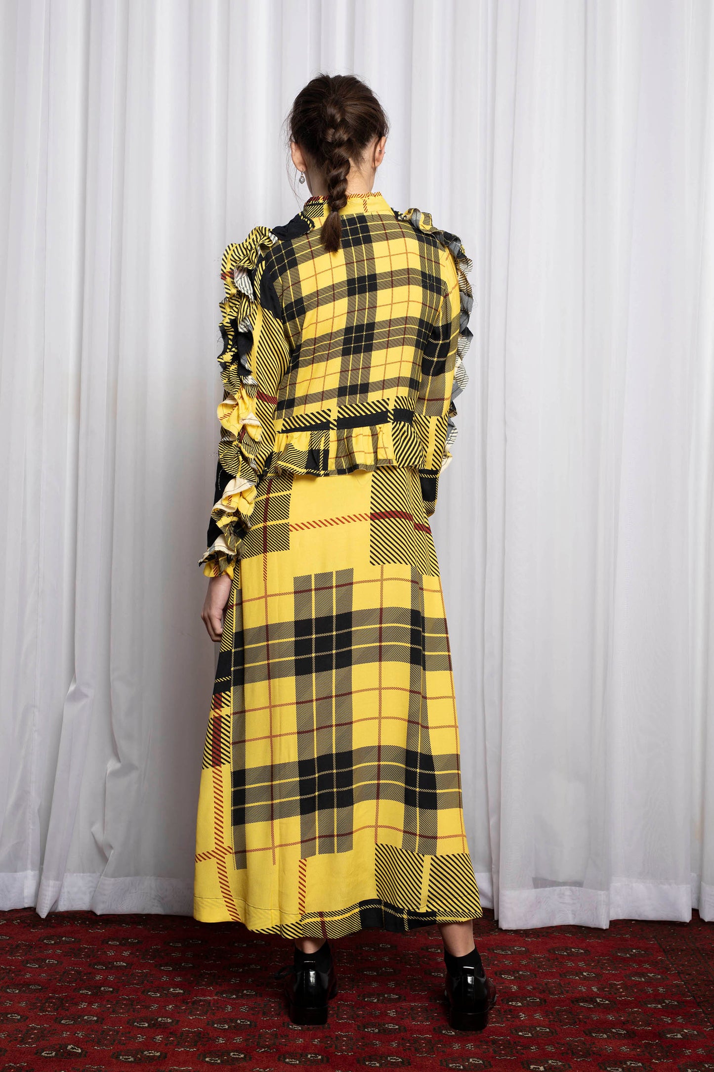 MODERNIST DRESS - DISRUPTION PLAID