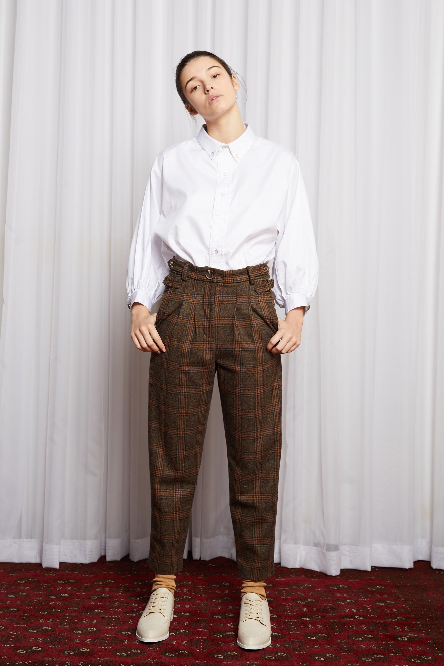CULT CLASSIC PANT - BROWN CHECK