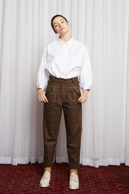 CULT CLASSIC PANT - BROWN CHECK