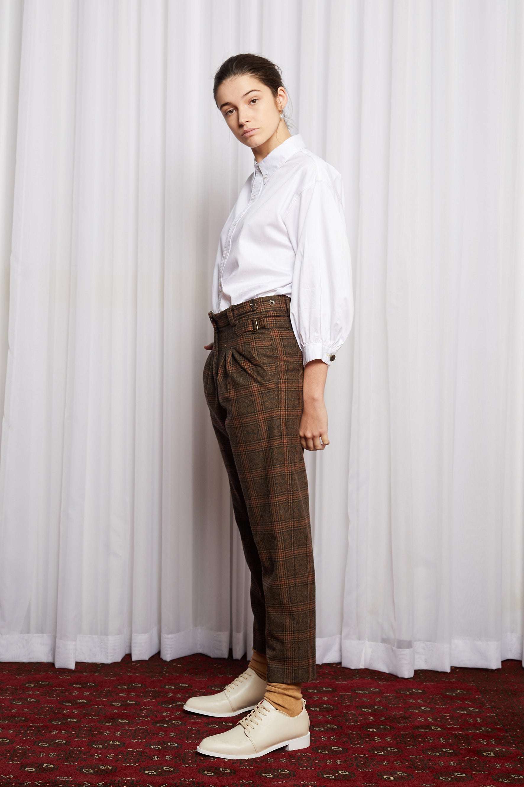 CULT CLASSIC PANT - BROWN CHECK