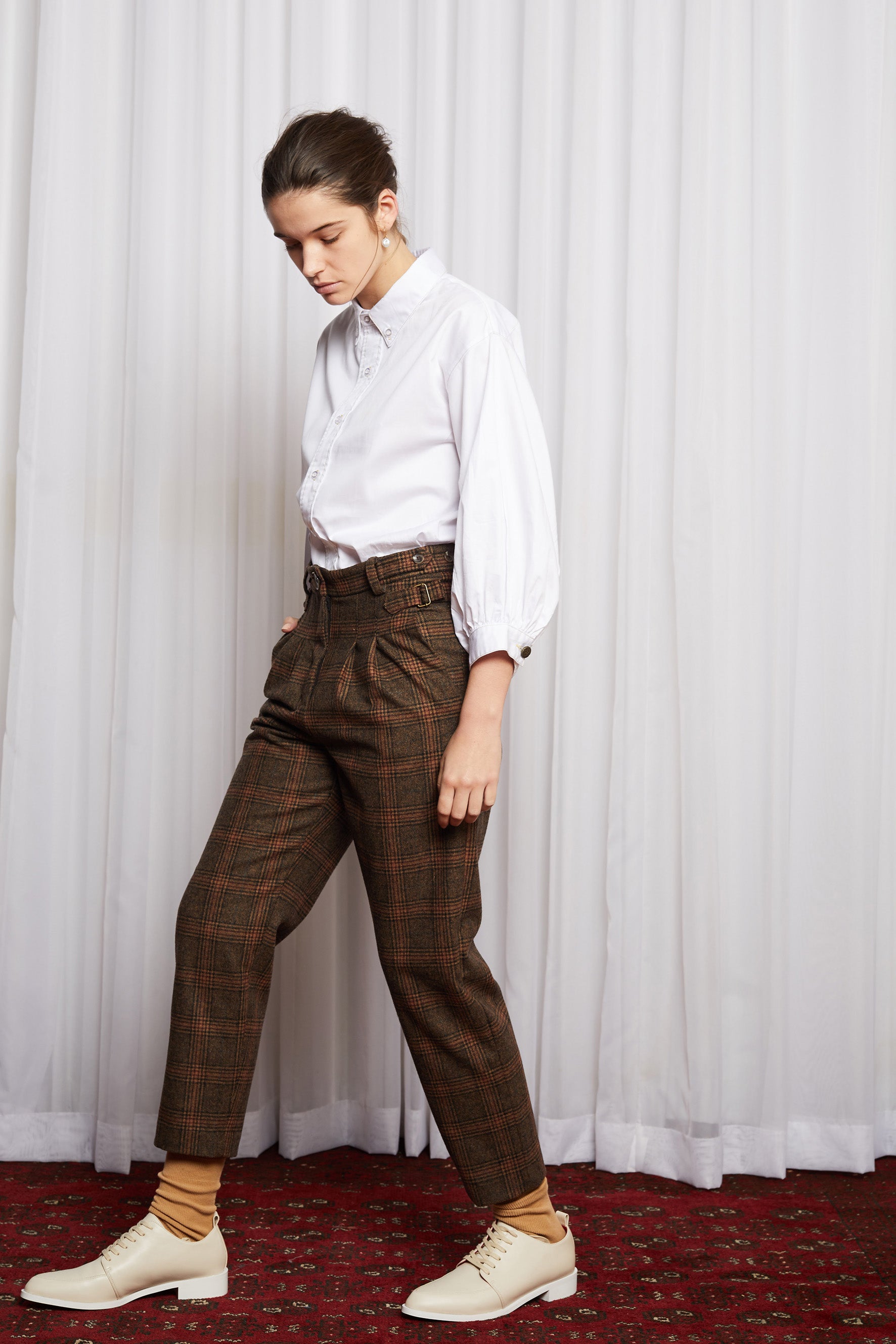 CULT CLASSIC PANT - BROWN CHECK