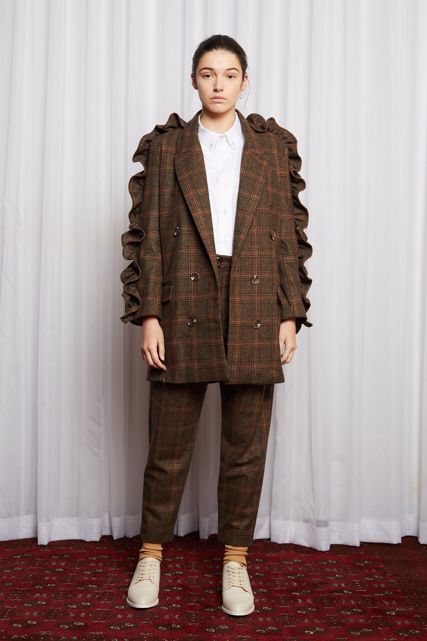 CULT CLASSIC BLAZER - BROWN CHECK
