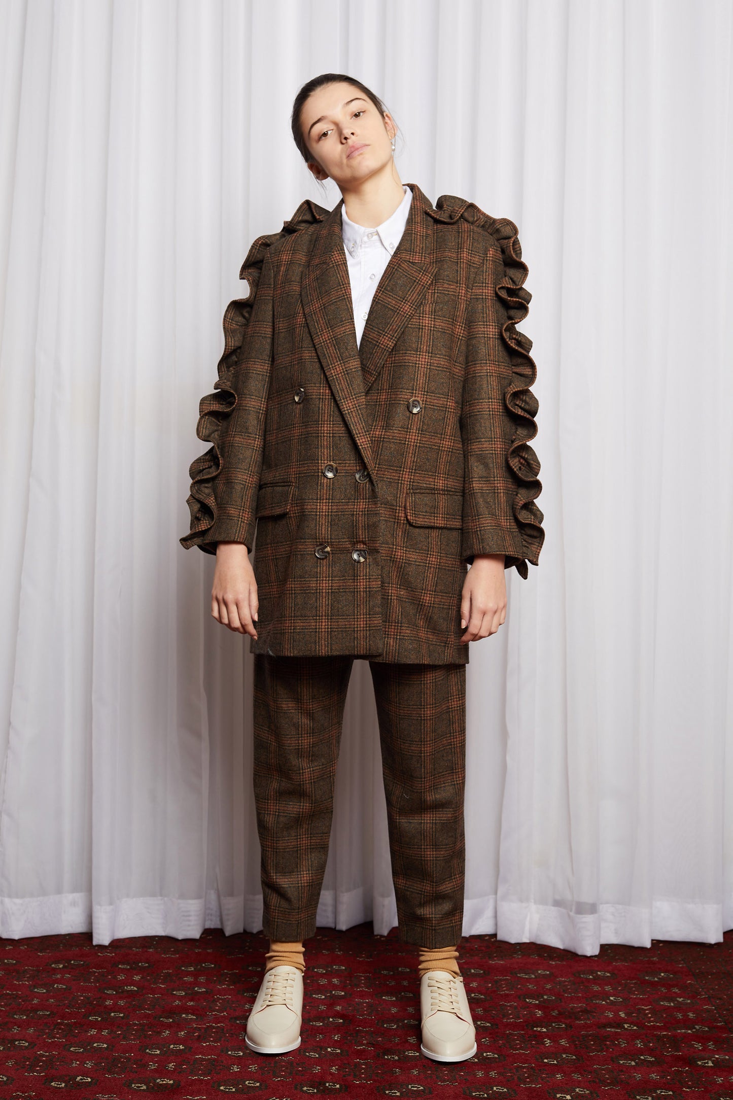 CULT CLASSIC BLAZER - BROWN CHECK