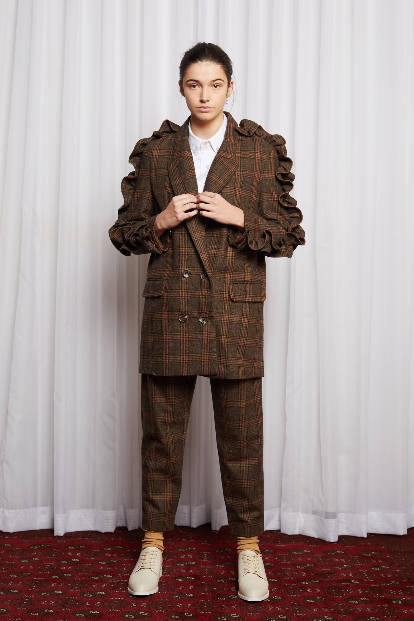 CULT CLASSIC BLAZER - BROWN CHECK
