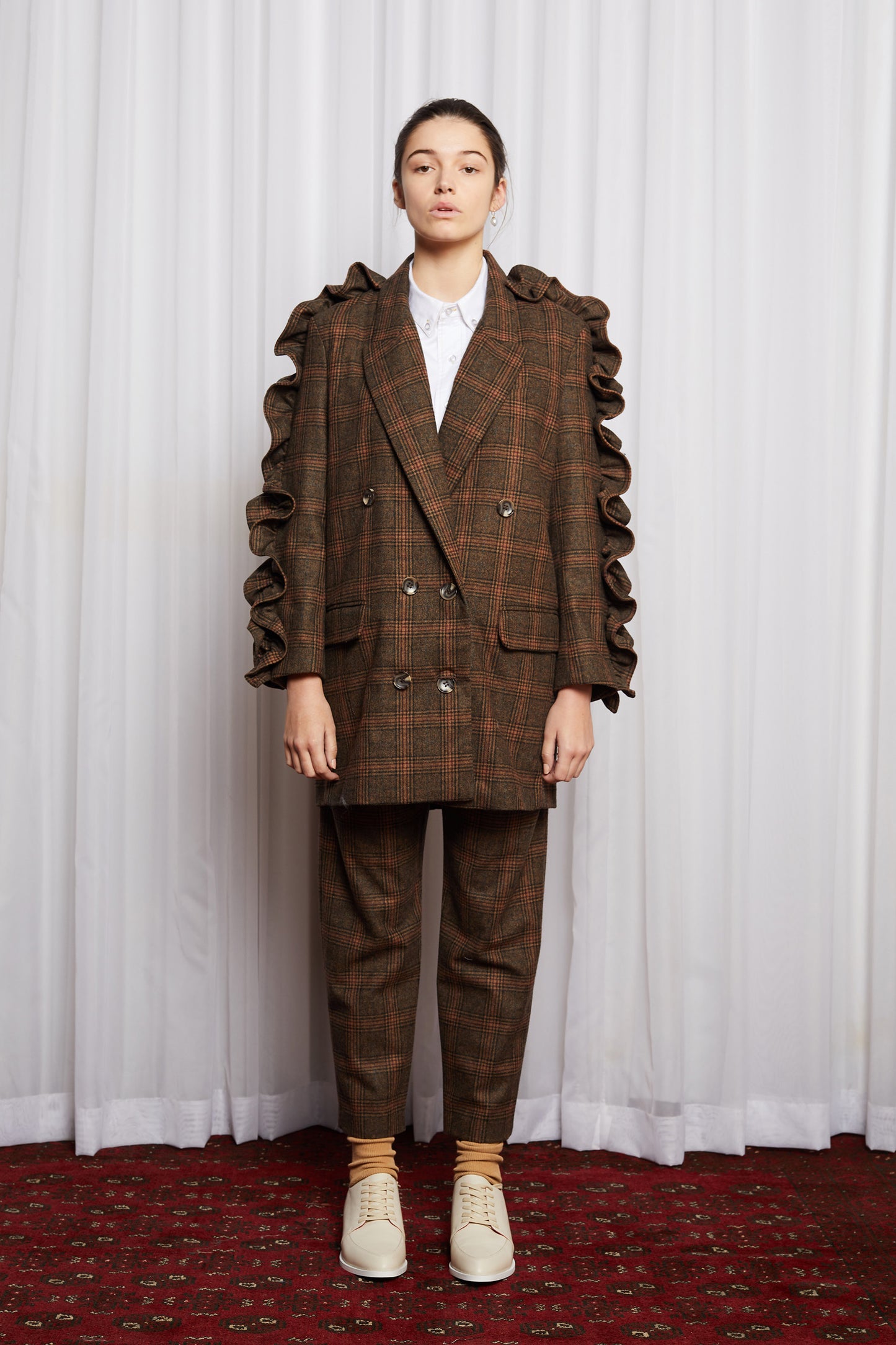 CULT CLASSIC BLAZER - BROWN CHECK