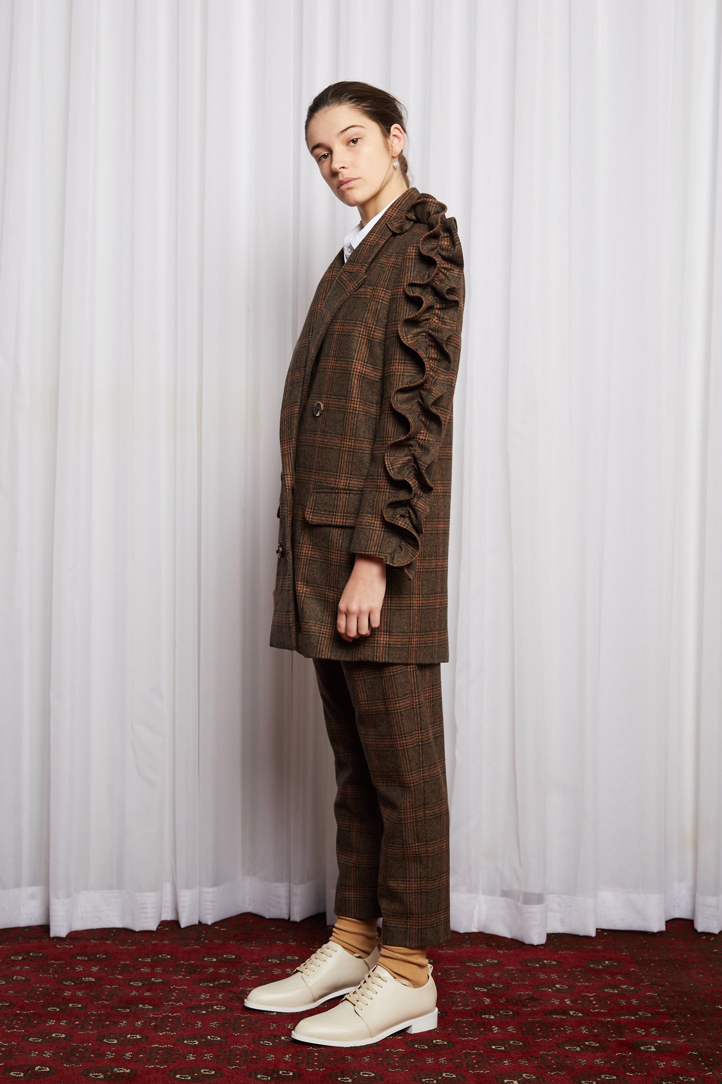CULT CLASSIC BLAZER - BROWN CHECK