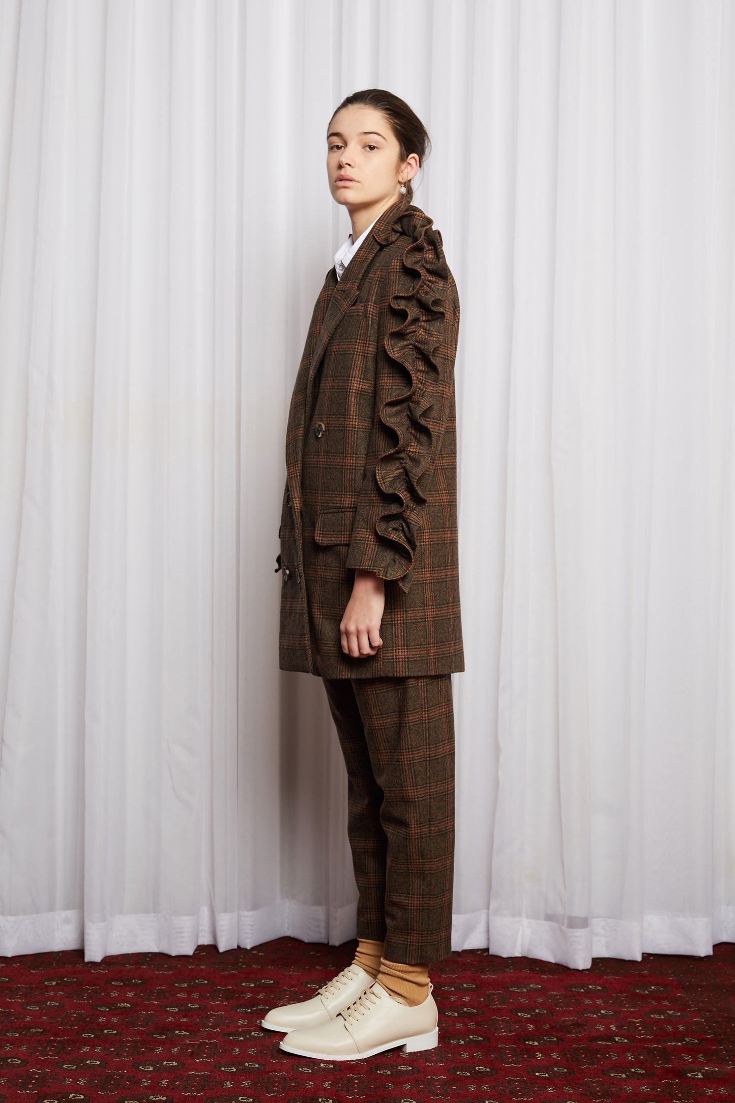 CULT CLASSIC BLAZER - BROWN CHECK