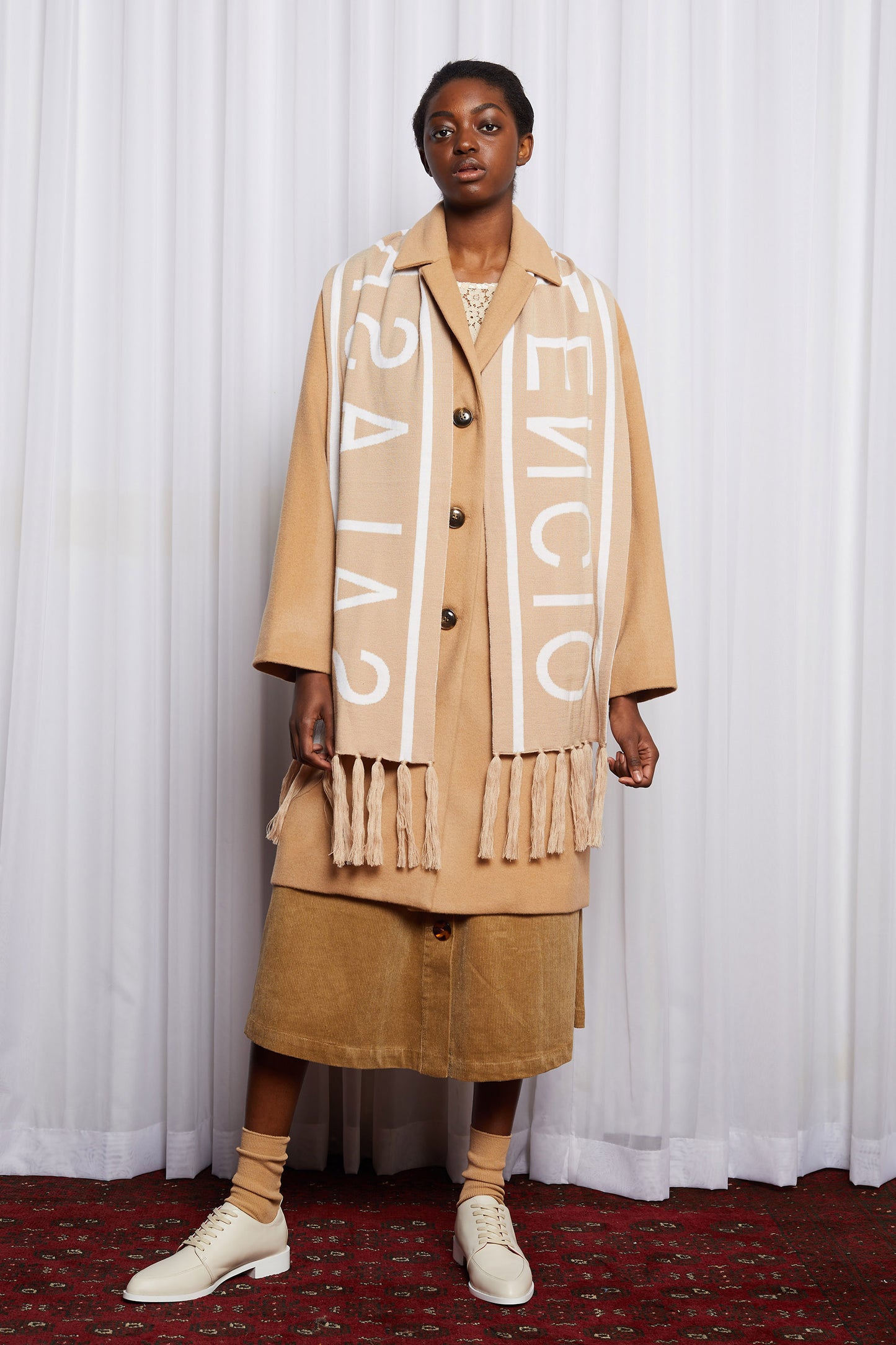 LYNCH COAT - CAMEL WOOL