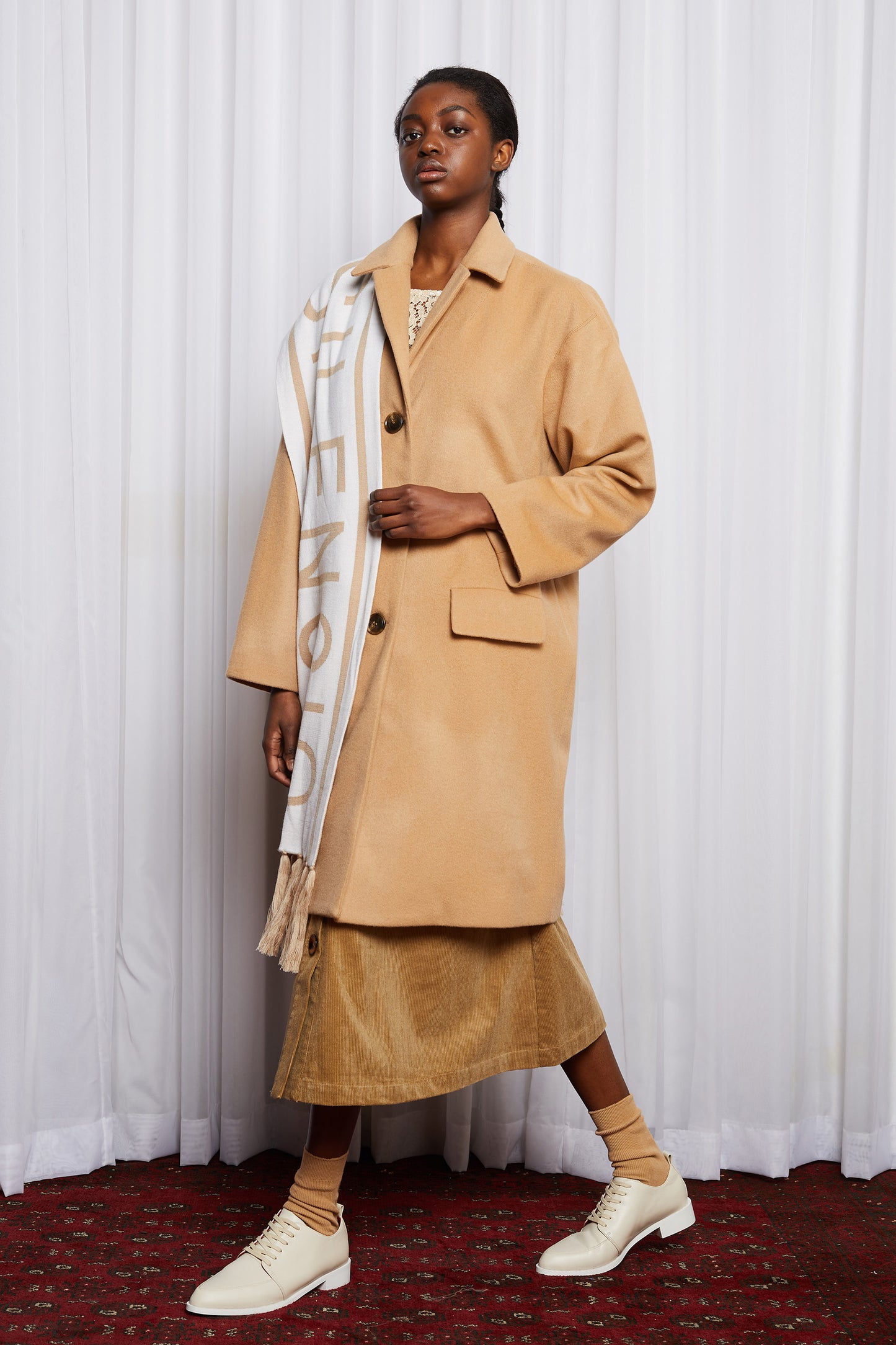 LYNCH COAT - CAMEL WOOL