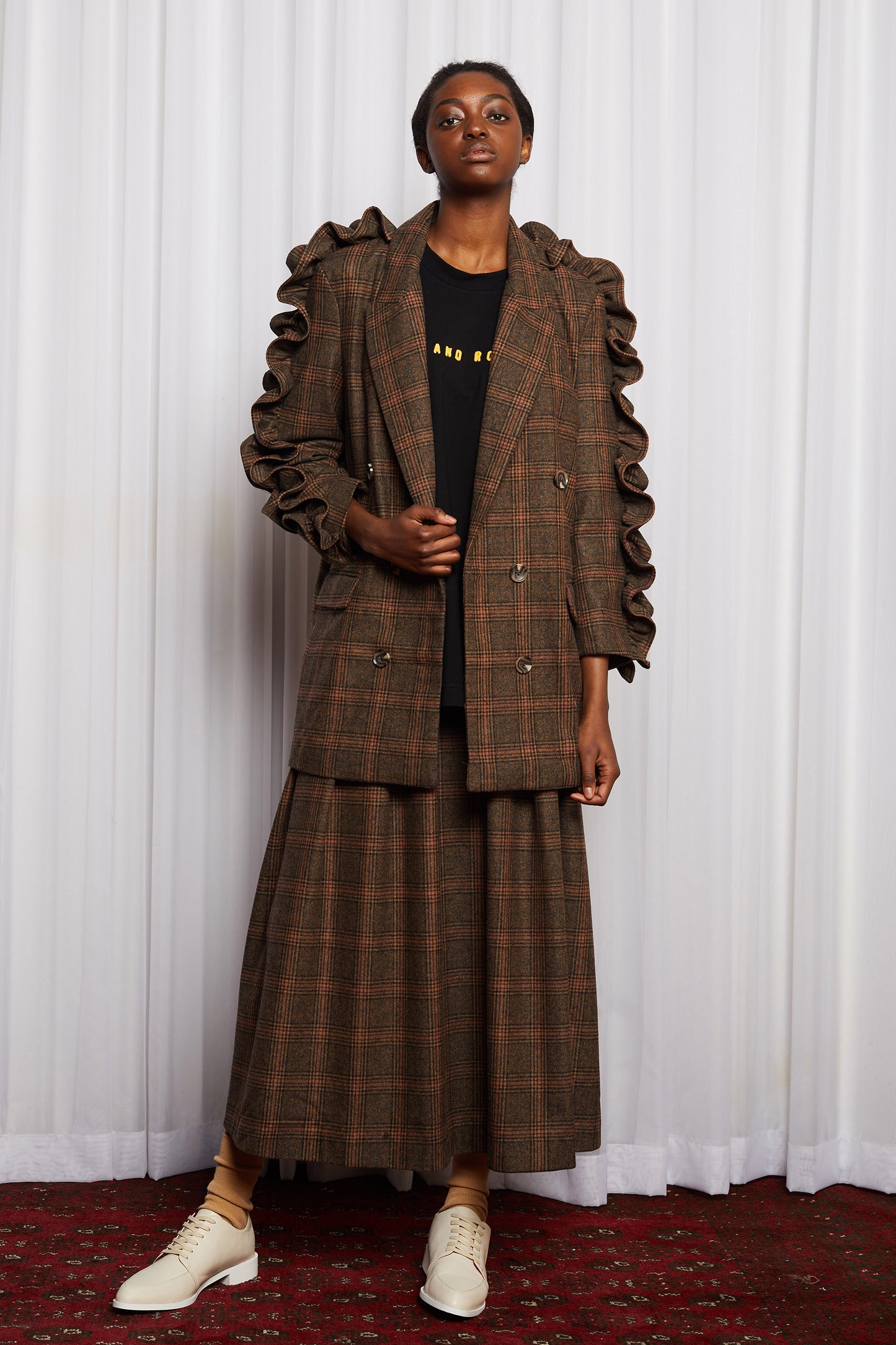 CULT CLASSIC BLAZER - BROWN CHECK