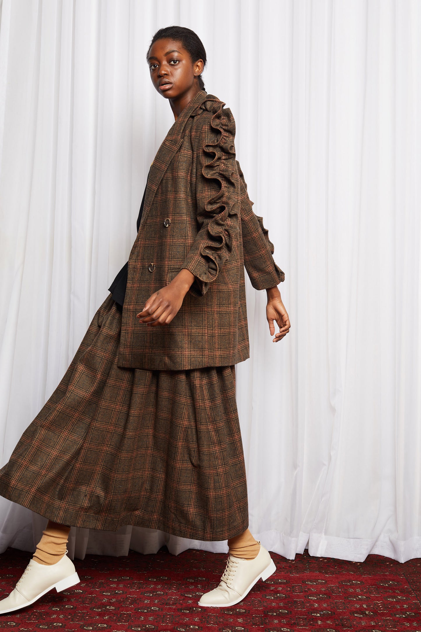 CULT CLASSIC BLAZER - BROWN CHECK