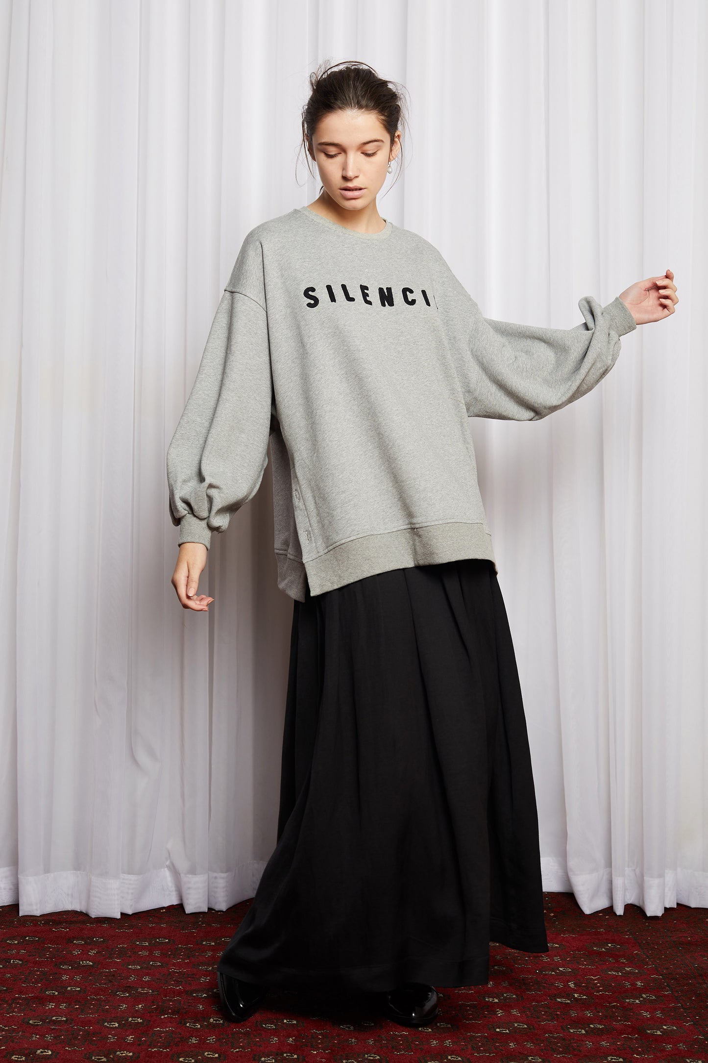 SILENCIO SWEAT - GREY MARLE