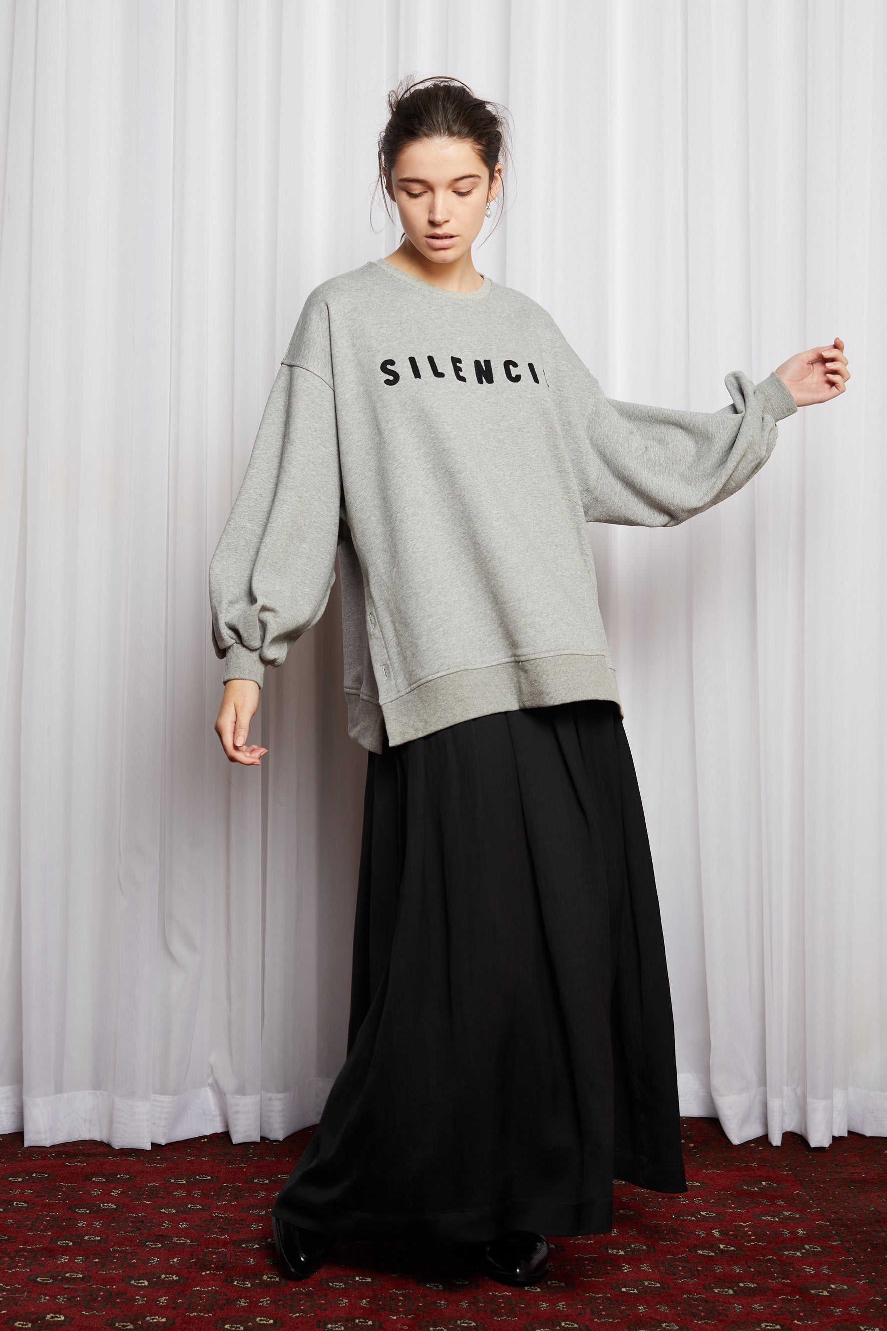 SILENCIO SWEAT - GREY MARLE