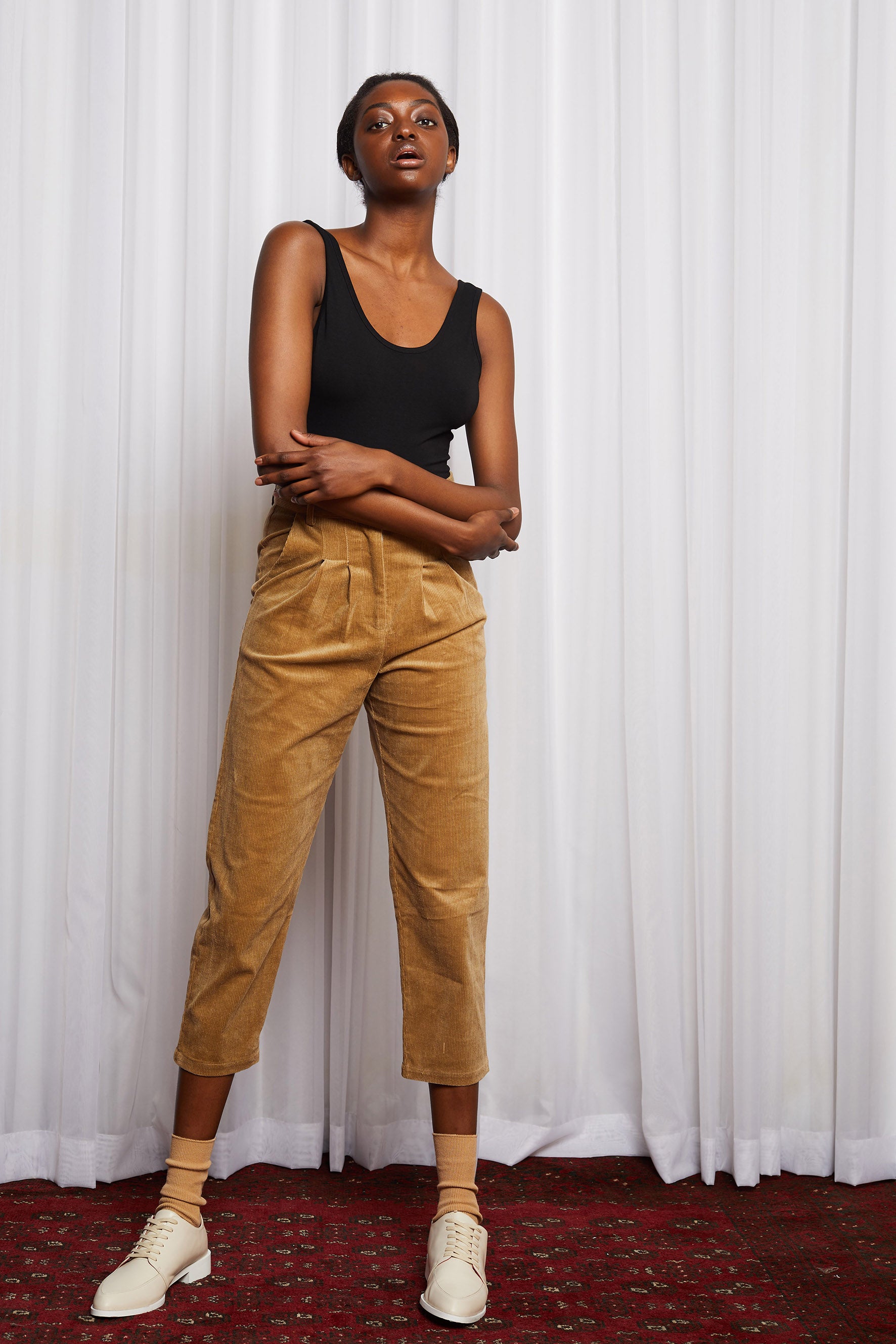 COLD TOWN PANT - BEIGE CORDUROY (SAMPLE)