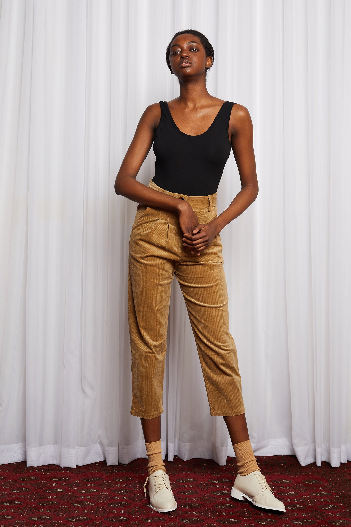 COLD TOWN PANT - BEIGE CORDUROY (SAMPLE)