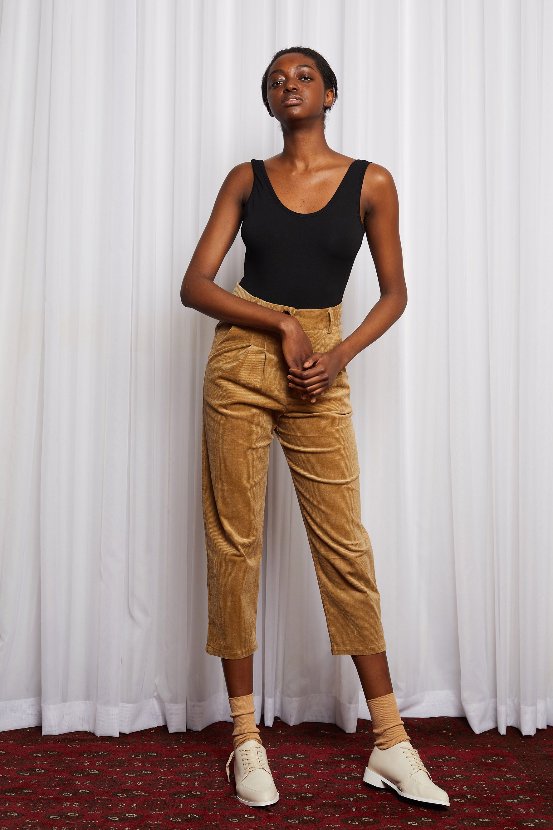 COLD TOWN PANT - BEIGE CORDUROY (SAMPLE)