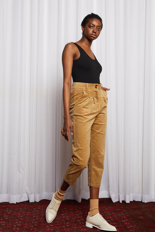 COLD TOWN PANT - BEIGE CORDUROY (SAMPLE)